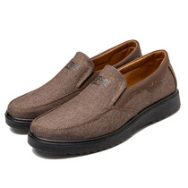 Old Beijing cloth shoes mens new mens shoes comfortable simple classic shallow flat heel shoes casual breathable dad shoes