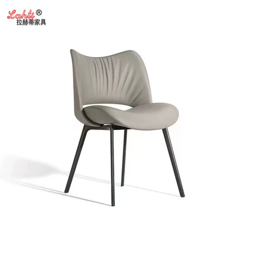 Простой домашний обеденный стул современный светлый роскошный задний стул Дизайнер творческий гостиный стул Изображение Единое кресло Nordic Nordic