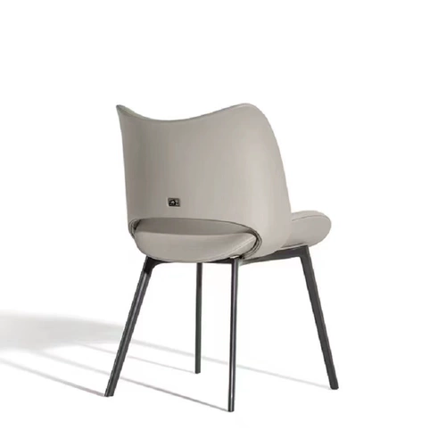 Простой домашний обеденный стул современный светлый роскошный задний стул Дизайнер творческий гостиный стул Изображение Единое кресло Nordic Nordic