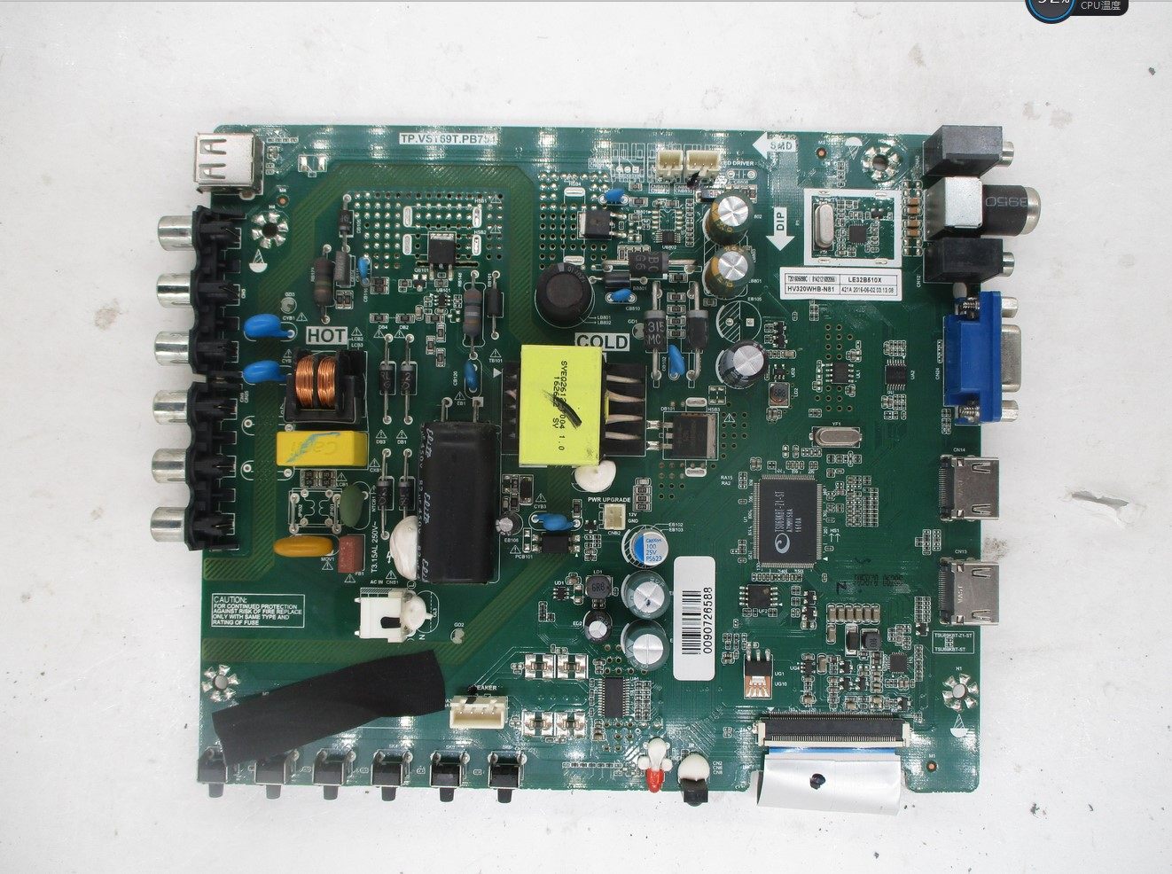 Haier LE32B510X motherboard TP VST69T PB753 screen HV320WHB-N81