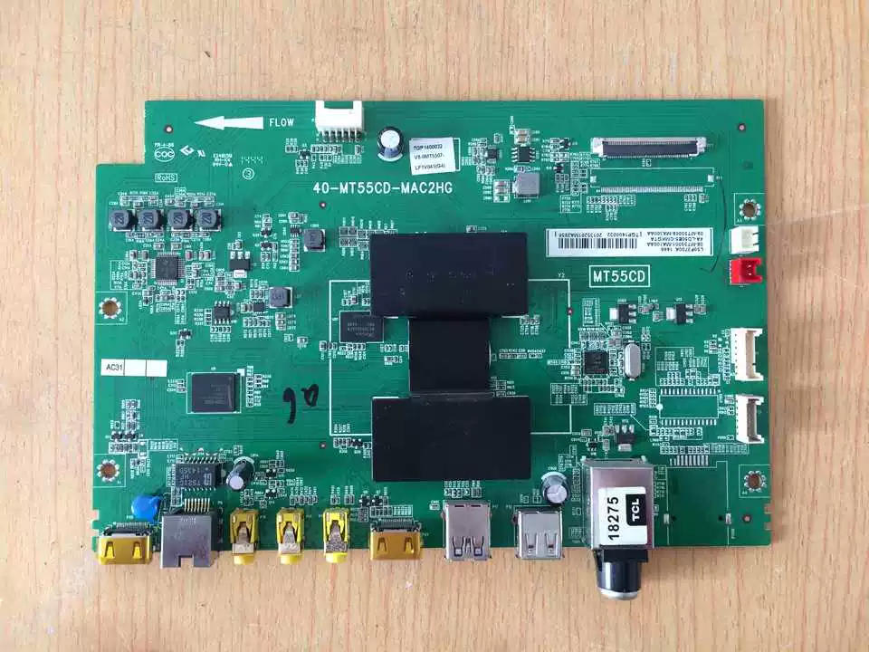 [TCL D55A710 L55F3700A主板40-MT55CD-MAF2HG屏LVF550ND2L SD9W02]