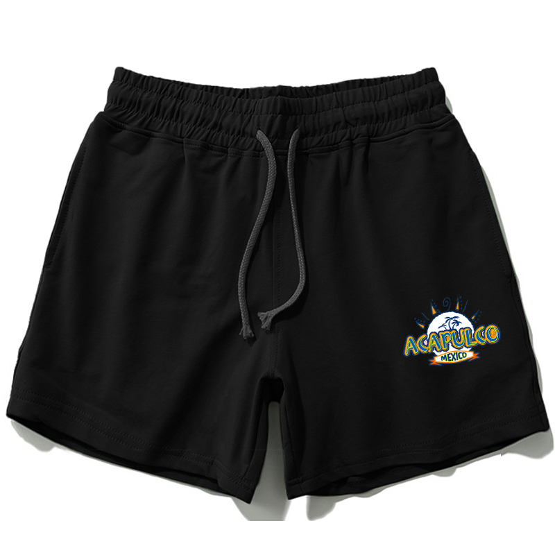 Men's Cotton Sports Shorts, Casual Shorts, Workout Shorts, Summer Short Running Pants Above the Knee
