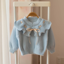 Baby Sweater Womens Autumn Knitted Pullover Jacket Wanker Korean Spring and Autumn base shirt