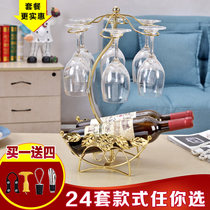 European wine rack creative wine rack retro wrought iron ornaments fashion simple wine bottle rack wine rack