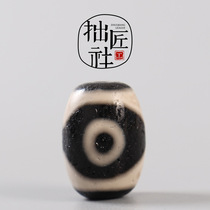Tibetan two-eyed dzi beads old mine dzi beads accessories diy bodhi beads bracelet top beads waist beads