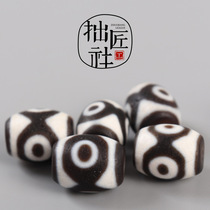Original Tibetan three-eyed Dzi beads Tibetan God of Wealth Dzi beads accessories bracelet necklace with separated beads and beads