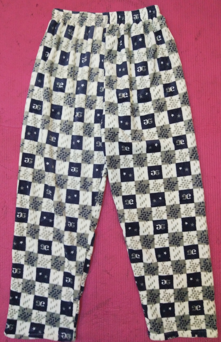 Quần nam thoải mái dày nhung nước sống mùa thu và mùa đông mới flannel nhà quần ấm nhung nhung ngủ quần jean ống rộng nam