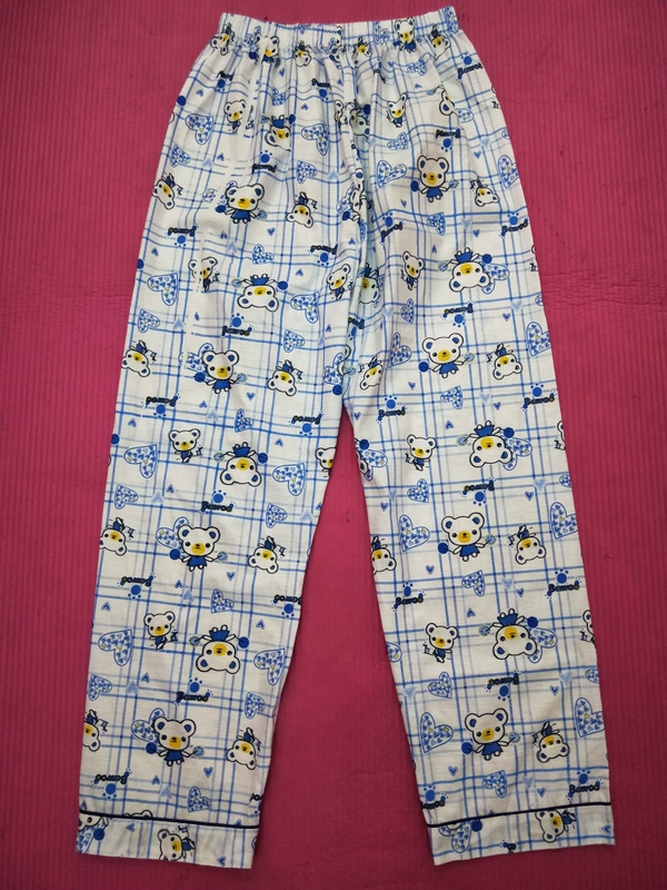 Quần cotton nữ tại nhà kích thước lớn quần pyjama lỏng mùa thu và mùa đông đan bông cô gái hoạt hình quần dày quần tây