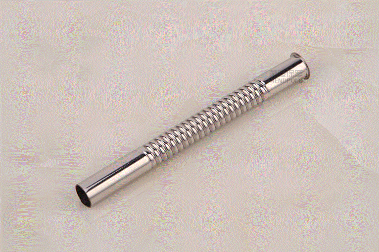 Small poop drainage pipe S bent stainless steel rod lengthened when urinating water flushing valve accessories hoses bellows