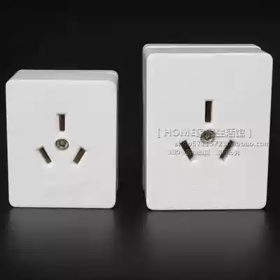 10A-16A three-plug plug three-pin air conditioner three-pin flat socket household socket plug