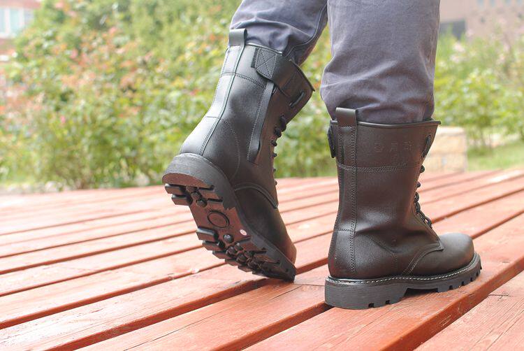 Boots militaires en cuir - porter - Ref 1397296 Image 27