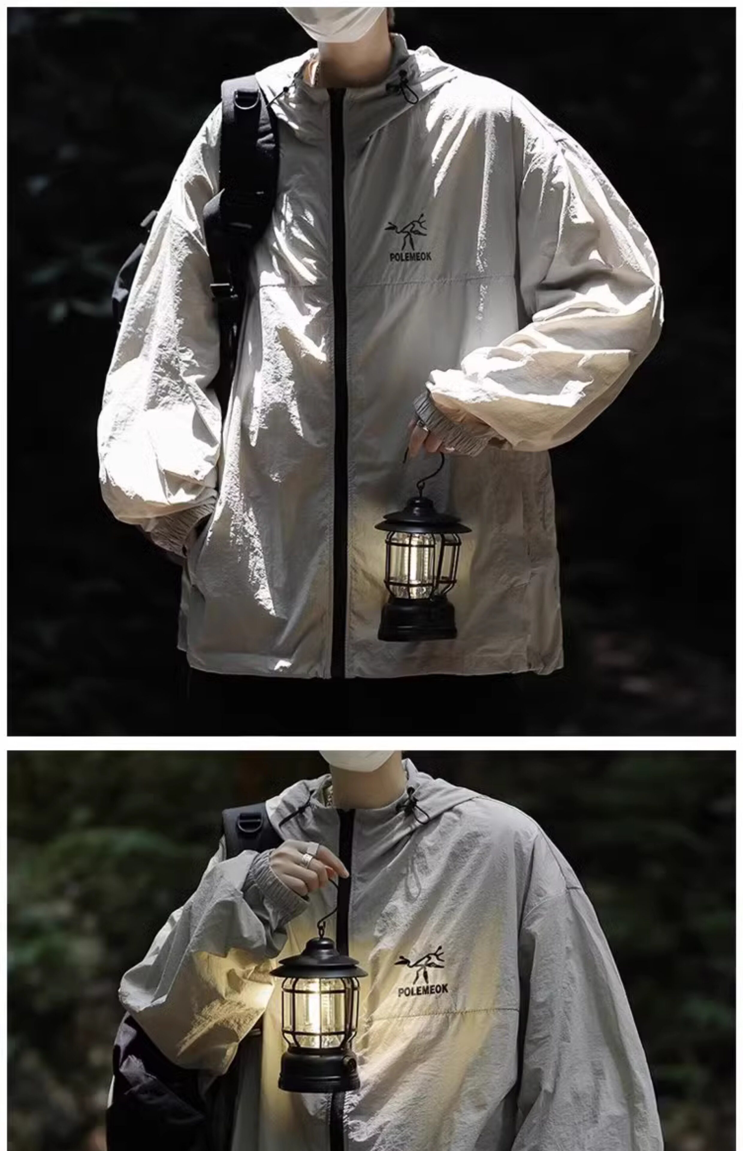 Шелковая летняя легкая и тонкая дышащая одежда для защиты от солнца, дорожная куртка, оверсайз 无品牌/无注册商标 