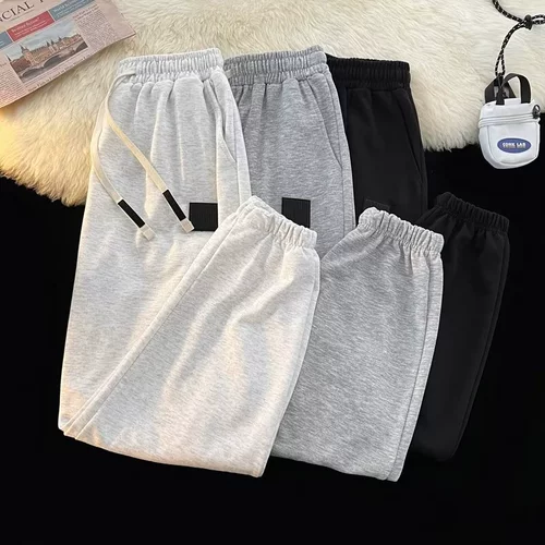 Брендовые штаны для отдыха, в корейском стиле, свободный крой