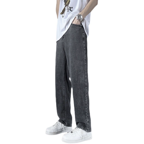 Весенние джинсы, штаны для отдыха, свободный прямой крой