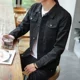 Áo khoác mùa thu nam áo khoác denim có mũ trùm đầu xu hướng Hàn Quốc hip hop sinh viên cổng gió bf phong cách Harajuku đẹp trai áo khoác mùa đông