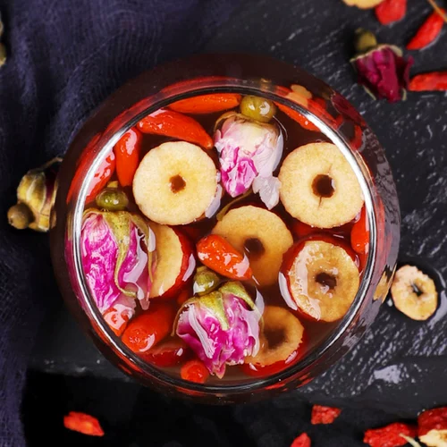 Коричневый сахар имбирный чай тетя Лонга Красная Даты и Волфберри отделяют маленькую упаковку имбирь коричневый сахар имбирь джиндский чай официальный флагманский магазин