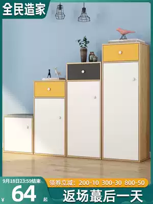 Household door space-saving small shoe rack simple modern large-capacity storage cabinet economical simple multi-combination shoe cabinet