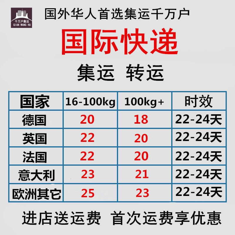 国际快递物流转运到德国英国法国意大利西班牙欧洲空运海运铁路