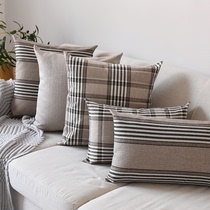 European classical pillow cushion living room sofa pillow bedroom bedside waist backrest pillow case without core