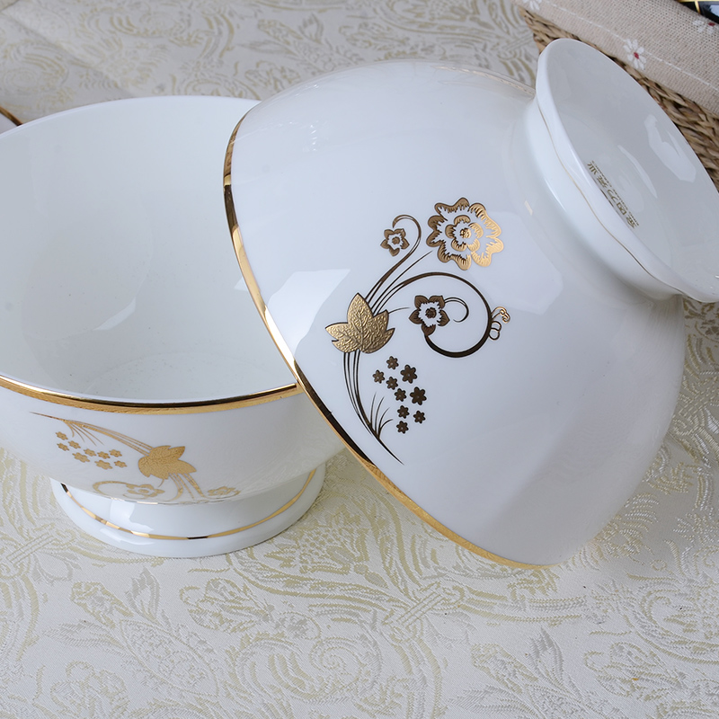 BO0031 European dishes suit tangshan 52 head tableware suit dishes household ipads China Chinese dish bowl