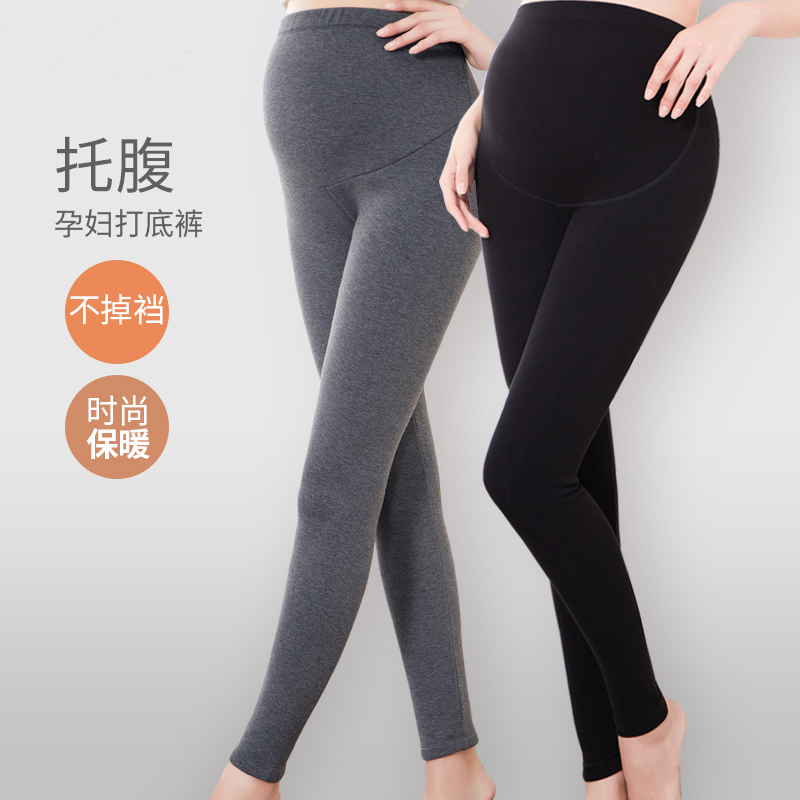 Princess Fashion FASHION ELASTIC SUEDE PANTS PREGNANT WOMAN INSIDE PANTS LONG PANTS OUTSIDE WEARING NO DOWN SUEDE SPRING AUTUMN SEASON PANTS PLUS SUEDE WARM