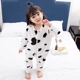 Đồ ngủ trẻ em flannel mùa xuân và mùa thu 0-3-4 tuổi Bé san hô lông cừu trẻ em 2 bé dịch vụ tại nhà