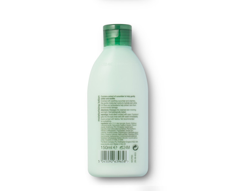 British Boots / Bozi Cucumber Lotion Cream 150ml dưỡng ẩm giữ ẩm làm trắng da dưỡng ẩm laneige