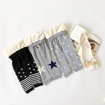 Underpants double layer plus suede not down velvet autumn and winter outwear baby girl double knit cotton thread pants