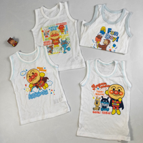 Foreign trade Export Japanese bread Superman vest Childrens baby Summer slim pure cotton mesh sleeveless vest