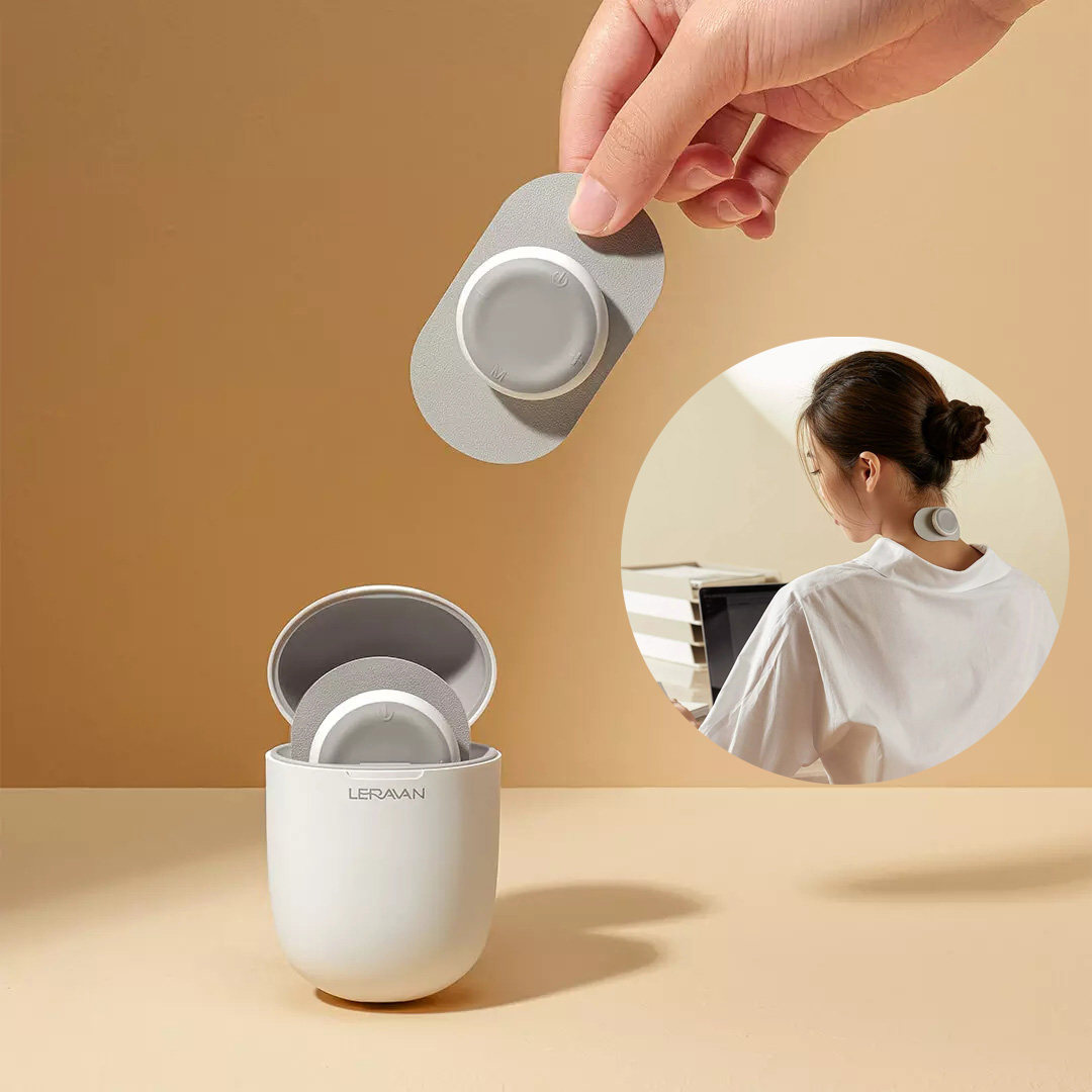 Xiaomi Youpinle Fan Suicharge Magic Massage Sticker Electric Vibration Pulse Cervical Spine Body Small Mini Massager