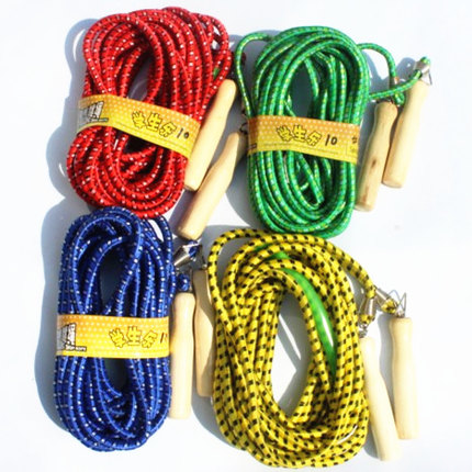 Lengthened rope skipping multi-person collective professional rough jumping rope adult primary school student 4 m 10 m Children's group long rope