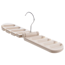 Belt storage rack belt organizer multifunctional tie scarf hanger hook multi-grid silk scarf bow tie hanger