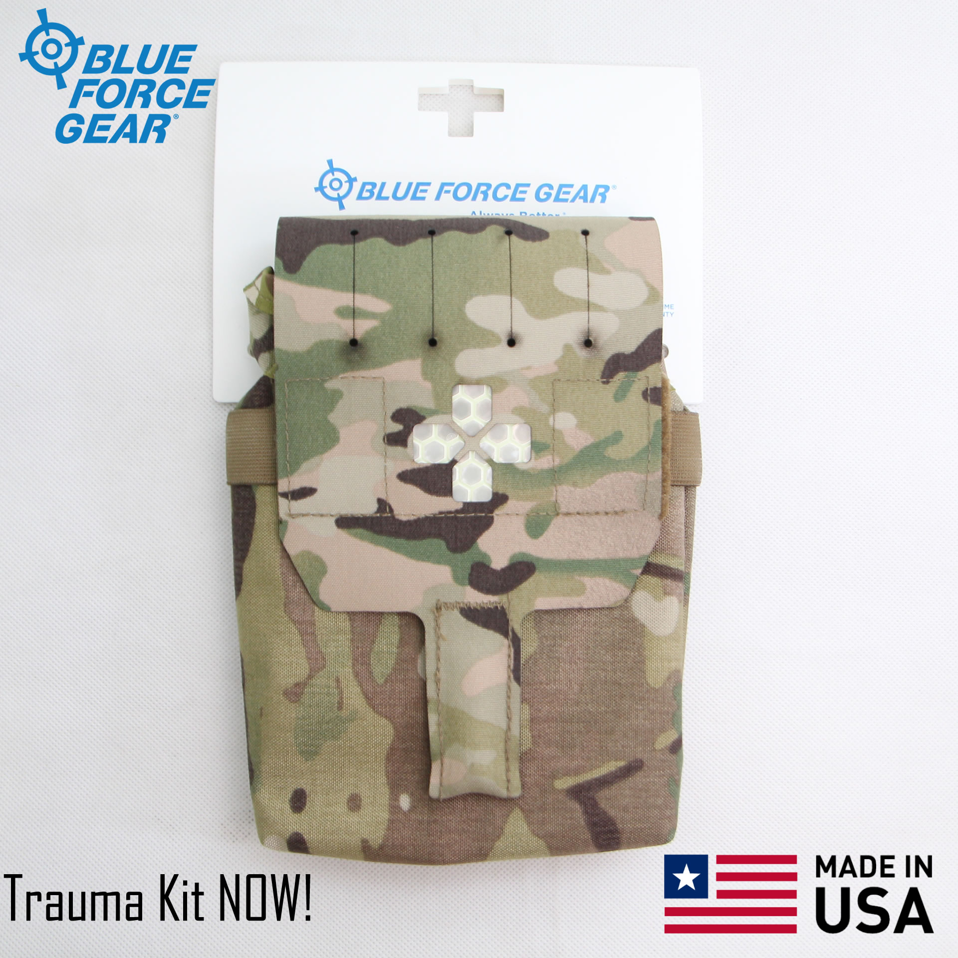 The American Blue Force Gear Trauma Kit NOW Tactical Medical Pack Trauma Injury First Aid Pack