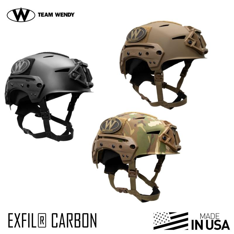 American Team Wendy EXFIL CARBONN Wendy Tactical Safety Helmet Carbon Fiber Safety Helmet