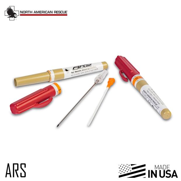 USA North American Rescue NAR ARS Needle Gas Brooch PJ TCCC