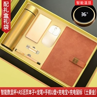 Золотая цифровая чашка + книга формата А5 + ручка «Дракон» + диск 2 U + блок питания S + металлическая мышь B