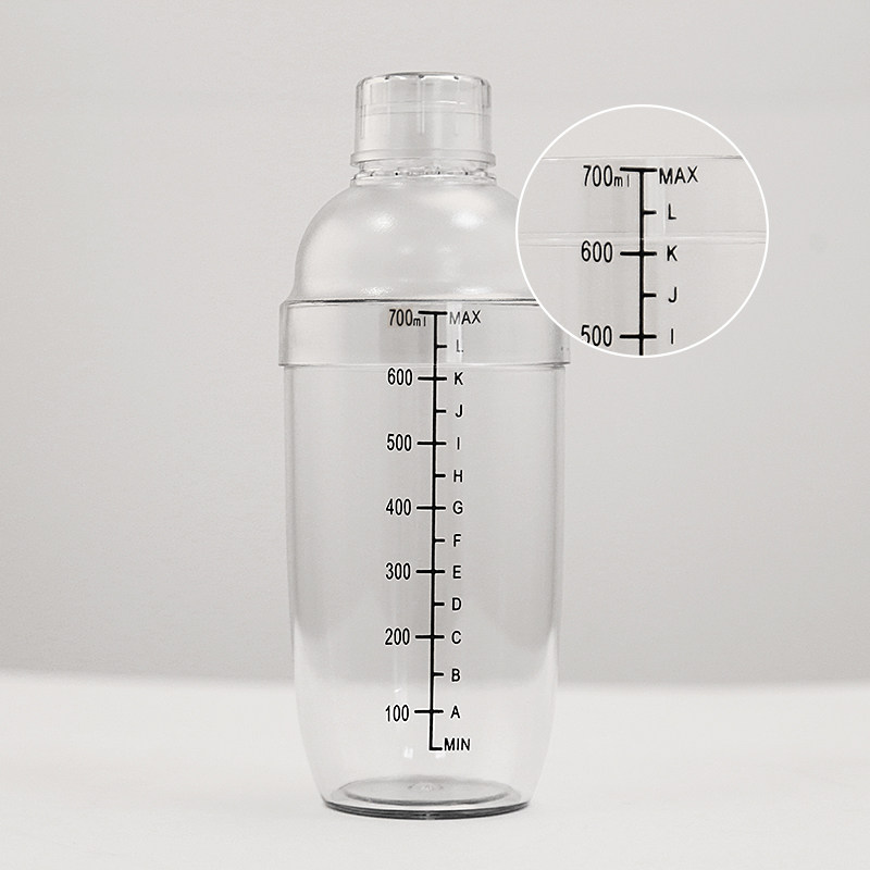 DM-1 Milkshake Cup 700ml Snowk Cup Plastic Scale Cup Milkshake Machine Commercial Agitation Milk Tea Shop Equipment Accessories