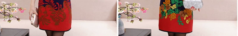 Đầm dự tiệc cho mẹ trung niên 2018 áo sơ mi nữ trung niên mùa xuân và mùa thu dài tay cơ sở váy sườn xám đồ bộ mặc nhà cho người trung niên