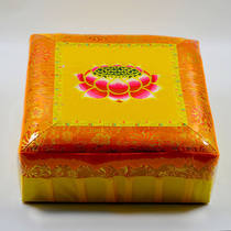 Buddhist supplies worship pad stool Buddha pad Buddha stool Temple Lotus pad solid wood stool factory direct sales
