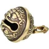 Медный колокольчик ручной работы, брелок, латунная ретро подвеска, домашний питомец, подарок на день рождения