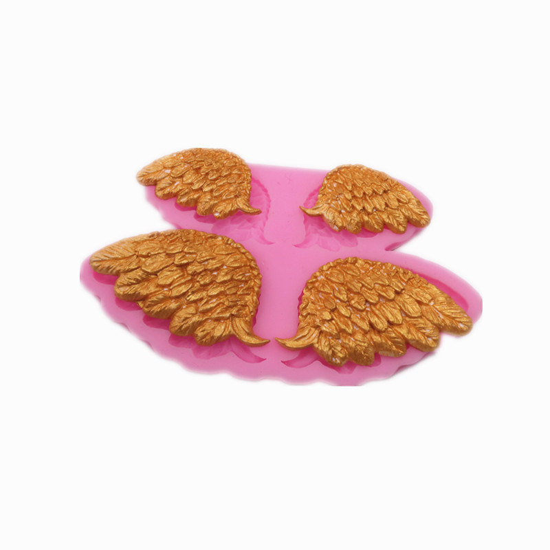 Wings Silicone Khuôn Bộ sưu tập Ultra Light Clay Nhựa Clay Clay Fondant Silicone Khuôn Bánh Trang trí Khuôn - Tự làm khuôn nướng khuôn kem silicon