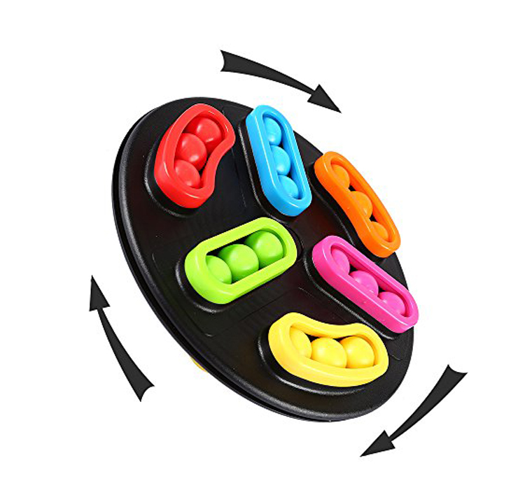 Trí tuệ xoay hạt ma thuật Giải nén Rubiks Cube Mê cung sáng tạo Trẻ em Ban trò chơi Đồ chơi Giáng sinh đồ chơi trí tuệ cho bé