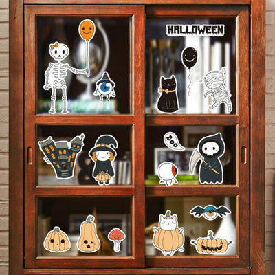 万圣节装饰贴纸场景布置卡通