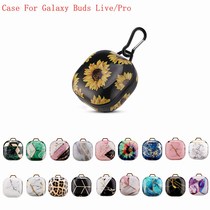 Luxury For Samsung Galaxy Buds Live Pro case marble Glossy