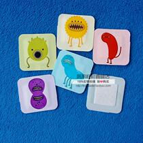 Very cute profiled pattern cartoon band-aid square waterproof band-aid 4 5 yuan 15 pieces