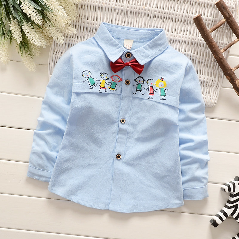 Chemise garcon à manche longue - Ref 2073590 Image 8