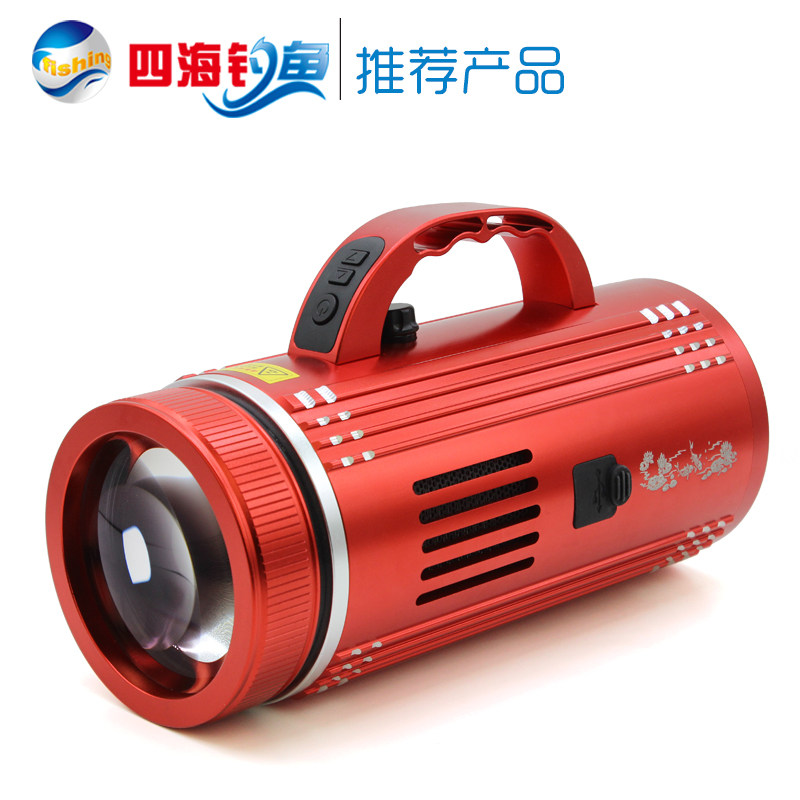 Laser cannon strong light night fishing light super bright fishing light black pit laser light high power yellow light table fishing light fishing light