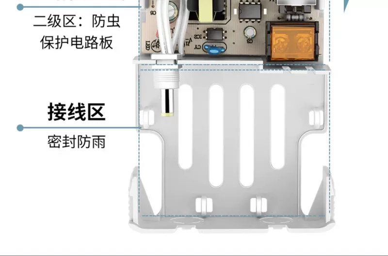 nguồn ac 12v Giám sát nguồn điện ngoài trời chống thấm nước 12V3A bộ chuyển đổi camera an ninh toàn bộ năng lượng chuyên dụng mô-đun cung cấp điện 12V2A lioa 600va nguồn điện trên ô tô