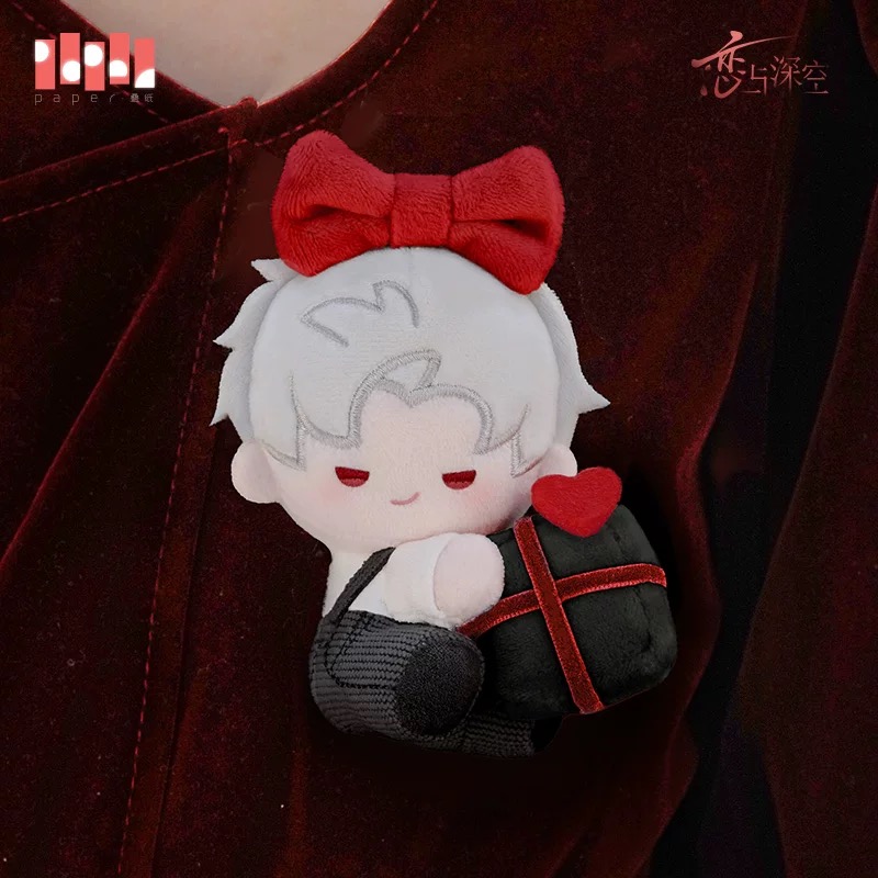 [Authentic in stock with free shipping] Love and Deep Space Qin Che’s 25th birthday plush pendant with handwritten letter
