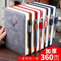 Simplified and Traditional Notes Reading Notebook Literary and Exquisite Adult Soft Cover Loose-leaf Reading Excerpts College Students Simple B5